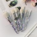 Crystal Bling Professional Maquillage Brosse Set Étiquette privée